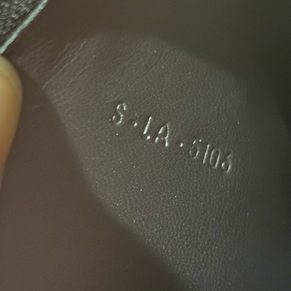 Celine Classic Box Triomphe Medium Calf leather black flap bag canvas handbag - Picture 14 of 16